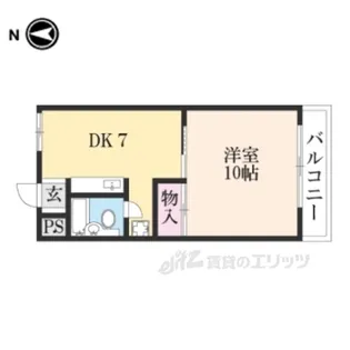 フナダハイツ【2階】の間取り