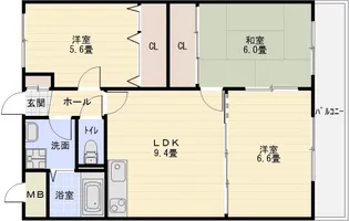 サンウォーク2【1階】の間取り