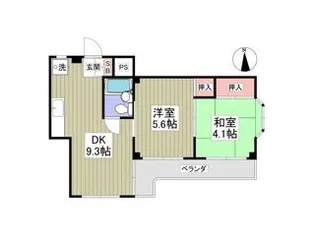 リアルスクエア水城公園【3階】の間取り