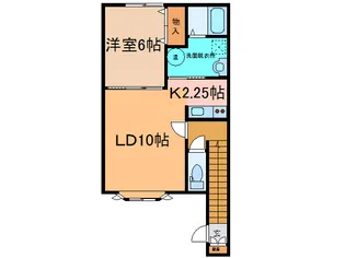 スペーシア【2階】の間取り