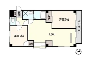 アシスト第6岐阜マンション【1階】の間取り