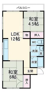 メゾン・ド・TSUBAKI II【2階】の間取り