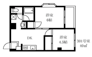 第3田嶋ビル【3階】の間取り
