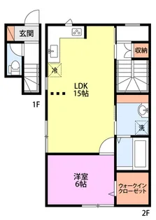 エテルナ笹崎【2階】の間取り