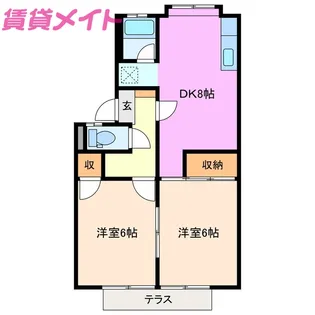 サンプレンティFUJI【1階】の間取り