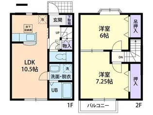 サニーヒルS&Aの間取り