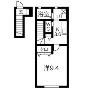 AHANSA(アハンサ)【2階】の間取り