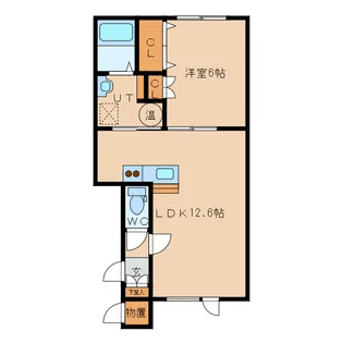South Grace【2階】の間取り