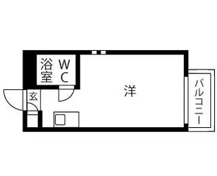 プレスイン駒場【4階】の間取り