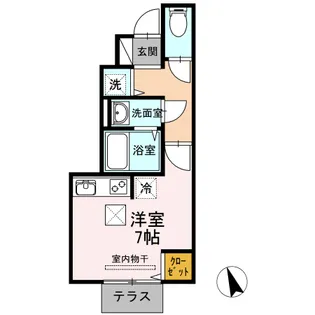 セジュール有【1階】の間取り