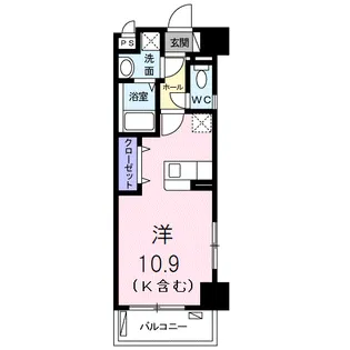 YEA HIGA【3階】の間取り