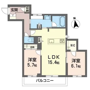 アトリエール F【3階】の間取り