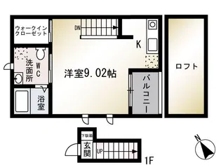 Palma Foresta(パルマフォレスタ)【2階】の間取り