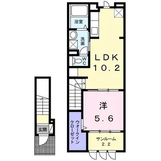 スターボード【2階】の間取り