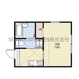 ヒルコート六浦【2階】の間取り