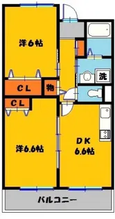 スプランドールSマンション【2階】の間取り