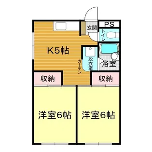 ヴィラ・ルミエール No.2【2階】の間取り
