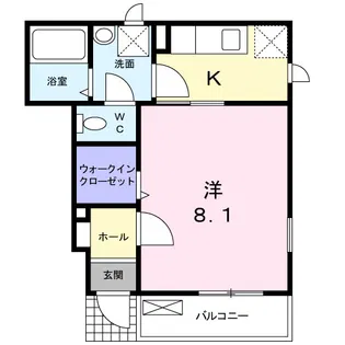 アルカンシエル【1階】の間取り