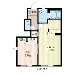 ラピスC【2階】の間取り