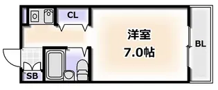 シルクハット【5階】の間取り