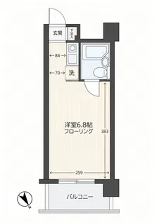 グローリア初穂御殿山【10階】の間取り