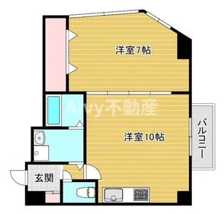 シャルム日商【5階】の間取り