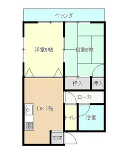 グランドライフ別府【3階】の間取り