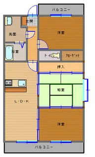 ロイヤルハイツII【3階】の間取り