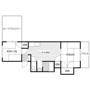 広島県広島市中区南千田西町【マンション】の間取り
