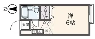 グリーンコート立川【2階】の間取り