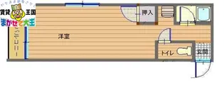 コーポTOMS【2階】の間取り