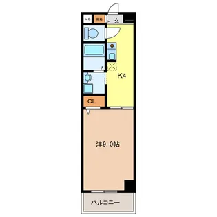 I.L SHIMAZAKI【3階】の間取り