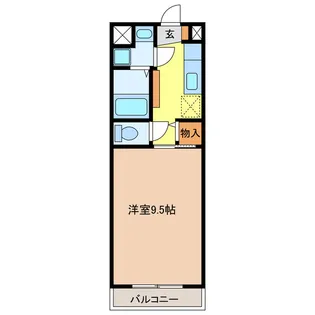 幸マンション【1階】の間取り