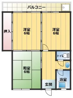 Hills Haya【1階】の間取り