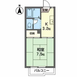 ハウディ・スライブ【2階】の間取り