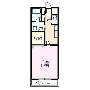 エテルナ武井B【2階】の間取り
