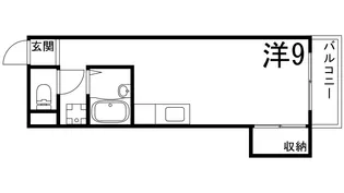 レジデンス西庄【1階】の間取り