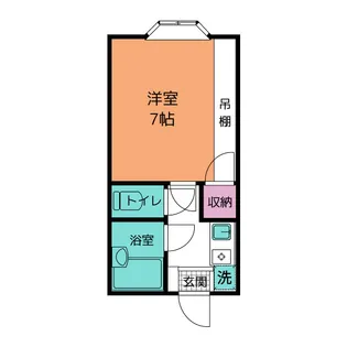 グリンデル杉谷【1階】の間取り