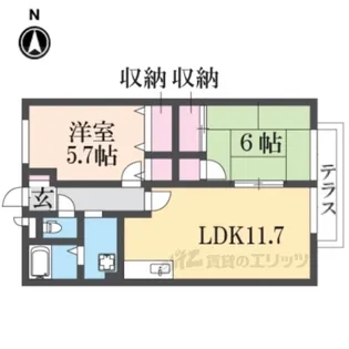 ハイランドコート2【1階】の間取り