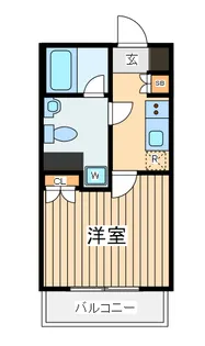 神奈川県川崎市高津区溝口2【マンション】の間取り