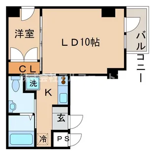 コリドールバリ【4階】の間取り