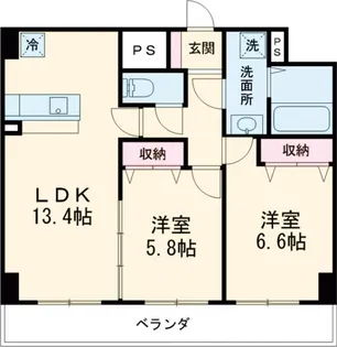 クラティオ【6階】の間取り