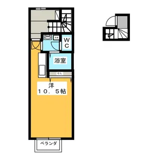 フィアス・ナカ【2階】の間取り