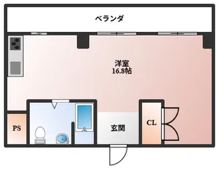 シャンボール豊中【2階】の間取り