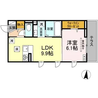 甲府市相生3丁目PJ【1階】の間取り