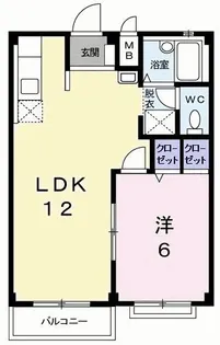 エルディム斉藤【2階】の間取り