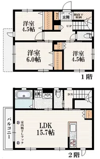 東京都練馬区大泉学園町5【一戸建】の間取り