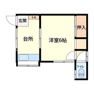 鈴若荘【2階】の間取り