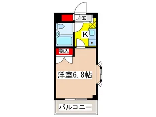 ルミエール東十条【2階】の間取り