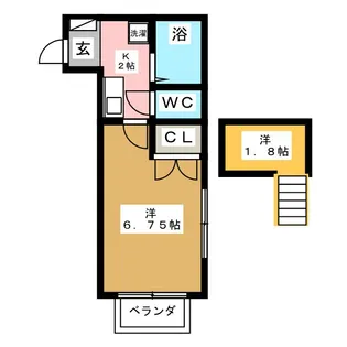 ロフティエンドウ【2階】の間取り